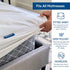 Twin Size Luxury Tencel Mattress Protector, 100% Waterproof, Ultra Soft & Naturally Cooling, Deep Pocket Cover Up to 18"