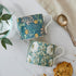 12oz Set 2 Spode Morris & Co Mug, of - Porcelain Drinkware for Tea or Coffee, Microwave & Dishwasher Safe Cups