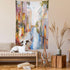 Ambesonne Venice Tapestry - Historical City Vintage Houses Water Canal Venice Italy Oil Painting, 40" X 60", Orange