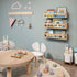 Set 3 NATURE SUPPLIES Nursery Book Shelves, of Floating Bookshelves for Wall for Nursery Decor & Playroom Decor