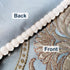 Set 2 18x18inFlowers of Vintage Blue Embroidered Throw Pillows Covers Retro European Pillow Covers for Sofa Couch