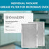 Frigidaire Microwave Grease Filter 5304464105, 5304509444, 5304478913, 5-1/16 x 7-5/8 x 1/8 Inches (2-Pack)