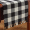 Park Designs Buffalo Check Table Runner, 54''L, Black & Cream