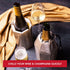 Set Vacu Vin Champagne & Wine Cooler - Flexible Insulated Chiller For Standard Size Bottles - Keeps Your Drinks Cold