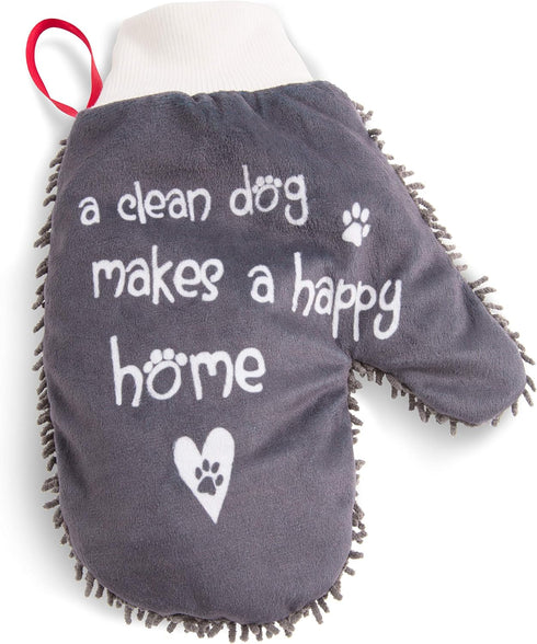 Pavilion Gift Company Paw Microfiber Dog-Cleaning Mitt