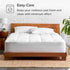 Bare Home Twin XL Mattress Pad - Pillow Top Reversible, Soft Cooling Breathable Mattress Protector