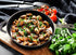 Utopia Kitchen Saute Fry Pan - Chefs Pan, Pre-Seasoned Cast Iron Skillet, 10.25 Inch Frying Pan for Indoor & Outdoor