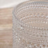 Set 6, 10 oz Kate Aspen Beaded Drinking Glasses of Retro Vintage Glassware - Boho Cocktail Water Juice Glasses, Hostess