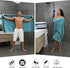 8-Piece Set, 2 2 4 Set Smuge Turquoise Bath Towel Extra Large Bath Towel Sheets, Hand Towels and Washcloths - Highly