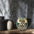 Leekung Owl Statue for Home Decor Accents,Owl Decor for Modern Bathroom Bookshelf Bedroom Mantle Living Room Home