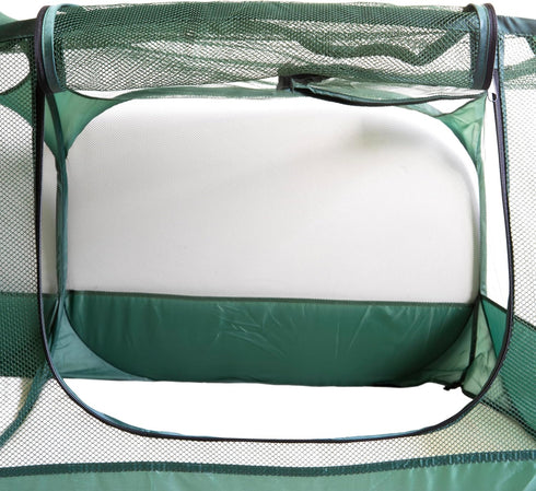 Venmark Portable Chicken Coop - Small Animal Playpen and Pop Up Chicken Coop Run - Transparent Breathable Mesh Net