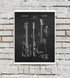 Gnosis Picture Archive Guitar Wall Decor - Posters Set of 4 Unframed Art Prints