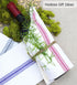 12 Pack Commercial 16x28-30 Cotton Craft - Scandia Stripe - Pure Cotton - Professional Restaurant Grade Kitchen Dish