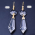 BronaGrand 20 Decoration,38mm,Gold Pieces Replacement Clear Chandelier Icicle Crystal Prisms Octogan Crystal Bead