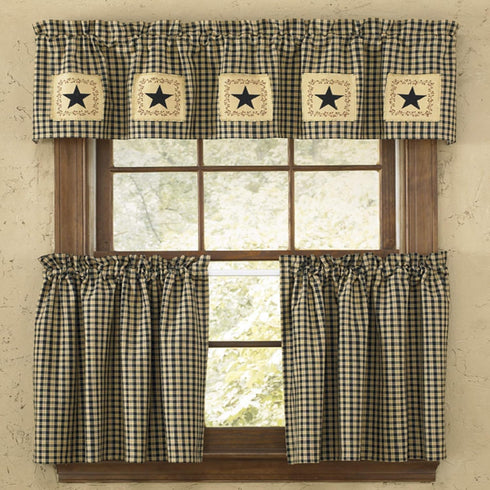 Park Designs Star Patch Lined Valance