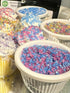 Rimmer Rimmer, Snowy River Cocktail Sugar Blends, Naturally Colored Sugar for Margaritas, Cocktails & Baking, Glass
