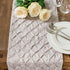 The White Petals Natural Oatmeal Dresser Scarf Table Runners, 14x36 inch, Pack of 1, Fabric Lined for Home, Kitchen,