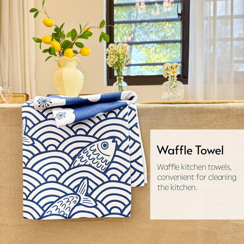 18" 30" 2-Pack Eulnars Kitchen Towels, Premium Dish Towels for Kitchen Drying, x Tea Towels, Quick Dry Microfiber Dish