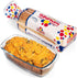 Razab LARGE 7.6 Cups Glass Loaf Pan with Lids, BPA Free Airtight Meatloaf Pan, Microwave and Oven Safe