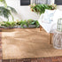 SAFAVIEH Courtyard Collection 2'7" x 5' Area Rug - Gold / Natural, Indoor/Outdoor, Splashproof, Easy Scrubbing