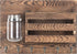MyGift Wall-Mounted Burnt Wood Mail Holder Organizer with 6 Key Hooks & Mason Jar