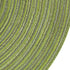 SHACOS Round Placemats Set of 4 Braided Cotton Place Mats 15 inch for Kitchen Dining Table Holiday Party (Pea Green)