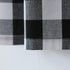Window Curtain Valances 18 inches Long, Buffalo Check Small Valance Curtain for Living Room Bedroom