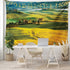 Lunarable Tuscan Tapestry, Idyllic Landscape of Tuscany Road and Cypresses, Fabric Wall Hanging Decor, 45" X 30"