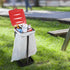 13-Gallon Portable Trash Bag Holder Collapsible Garbage Bin for Indoor/Outdoor Use, Camping, Recycling, and Parties