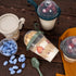 4 Pack 20 oz (4 Set 20 oz) On The Go Cereal Yogurt Cups with Lids and Spoon, Reusable Parfait Plastic Milk Breakfast