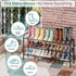 Closet, 3-Tier 15-18 viewcare Long Shoe Rack for Extra Long Shoe Rack for Entryway & Garage, Sturdy Metal Construction