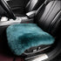 18x18 Inch (Pack 1),Peacock Sheepskin Chair Cushion Non-Slip Back Square Genuine Fur Chair Cover Silky Natural Wool
