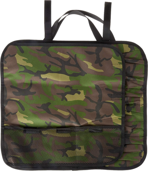 Mercer Culinary 7-Pocket Knife Roll Storage Bag in Camouflage