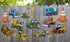 Jayd Products 12 Large Construction Trucks and Traffic Cones Cutouts for Kids' Construction Party Decorations