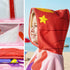 Ythuil Backpack, 30"x 25" 3-10 Mermaid Hooded Towels for Kids, with Kids Beach Towel for Years, Mermaid Gifts