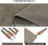 Aprons for Men Women: Cotton Canvas Cross Back Apron with Large Pockets and Adjustable Straps for Baking