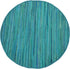 THE BEER VALLEY Hand Woven Area Rug - 4' Round Teal, Farmhouse Green Rugs for Bedroom, Bathroom, Living Room
