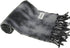 Bersuse 100% Cotton Trinidad Tie Dye Turkish Towel - 37x70 Inches, Black Grey