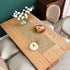 13x36 Inch Farmhouse Rustic Faux Linen Table Runner Neutral Coffee Table Runners Double Layer Reversible Rectangle