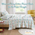 Cozy 100% Set, 16" 4 Intelligent Design Soft Cotton Flannel Sheets, Breathable Festive & Adorable Print Cotton Flannel
