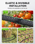 1/2'' 50ft 80% RAINPOINT Soaker Hose for Garden, Drip Irrigation Hose, Water Seeper Soaker Hoses for Foundation