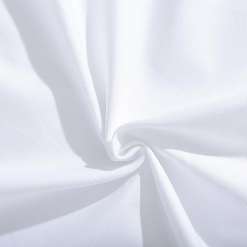 EVOLIVE Ultra Soft Microfiber Body Pillow Cover 21"x54" with Hidden Zipper Closure (White)