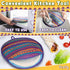 PixiPy Tortilla Warmer Pouch (Multicolor, 12 Inch) - Microwavable Fabric Heater Pouch to Keep Tortillas Soft & Warm