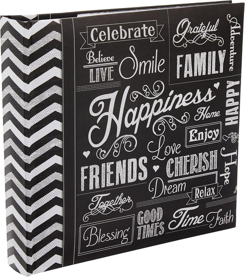 Pioneer Photo Albums EV-246CHLK Happiness Photo Album for 4 x 6 Inch Prints