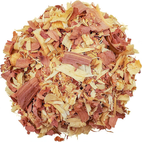 100% (16 Natural Cedar Shavings | Mulch | Great for Outdoors or Indoor Potted Plants | Dog Bedding Quart)