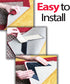 iPrimio NeverCurl V Shape Design Rug Corner Gripper to Stop Rug Corner Curling, Safe for Wood Floors
