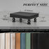 EOSAHR Pine Wood Display Riser for Room Decor Farmhouse Pedestal Stand with Beaded Edge for Apartment Essentials, Small