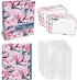 Better Kitchen Products Recipe Binder, 8.5" x 9.5" 3 Ring Binder Organizer Set (with 50 Page Protectors, 100 4" x 6" Recipe Cards & 12 Category Divider Tabs) Floral Design by Better Kitchen Products