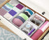 Whitmor Set of 4 Drawer Organizers, White