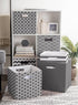 Large Gray Collapsible Storage Cube - DII Poly-Cube Collection
